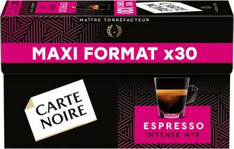 Match Carte noire capsules de café offre