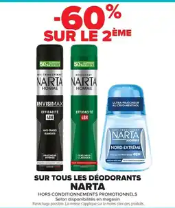 Carrefour Market Narta sur tous les deodorants offre