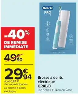 Carrefour Market Oral-B Brosse à dents électrique offre