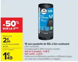 Carrefour Market Essential Lien coulissant offre