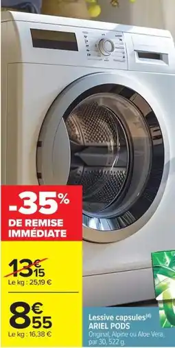 Carrefour Market ARIEL PODS offre