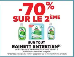Carrefour Market Rainett sur tout entretien offre