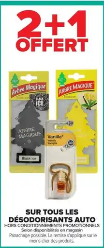 Carrefour Market Arbre magique sur tous les desodorisants auto offre