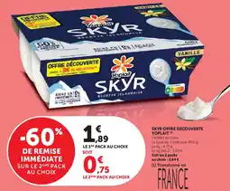 Super U Yoplait SKYR offre