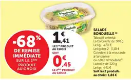 Super U Bonduelle Salade offre