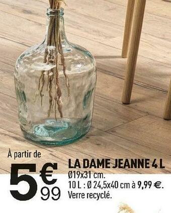 Centrakor La dame jeanne offre