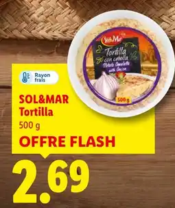 Lidl SOL&MAR Tortilla offre