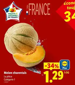 Lidl Melon charentais offre