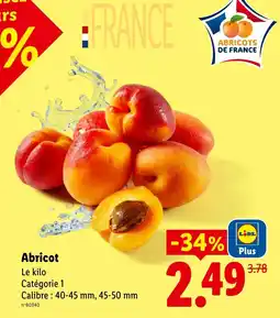 Lidl Abricot offre