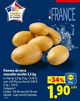 Lidl Pommes de terre offre