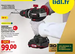 Lidl PARKSIDE Perceuse-visseuse offre