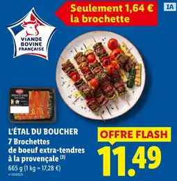 Lidl L'ÉTAL DU BOUCHER offre
