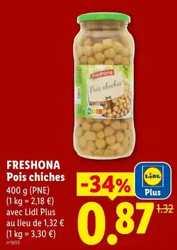 Lidl Freshona Pois chiches offre