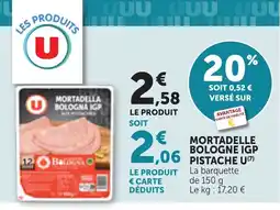 Maximarché U Mortadelle Bologna IGP offre