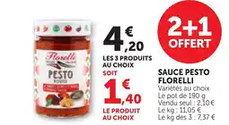 Maximarché FLORELLI PESTO offre