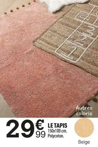 Centrakor Le tapis offre