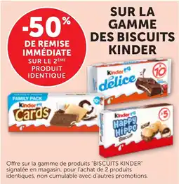 Bi1 Kinder Biscuits offre