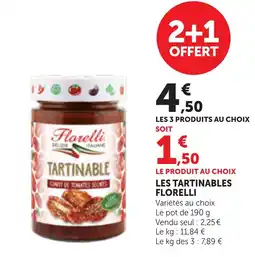 Maximarché Florelli Tartinable offre