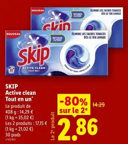 Lidl SKIP Active clean offre