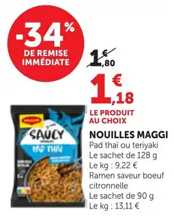 Maximarché MAGGI NOUILLES offre