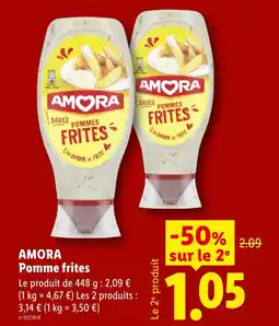 Lidl AMORA Pomme frites offre