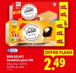 Lidl BON GELATI Sandwich glacé XXL offre