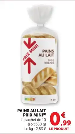 Bi1 PAINS AU LAIT offre