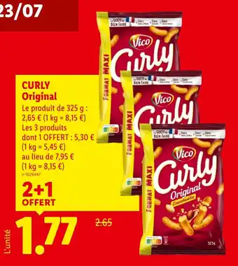 Lidl Vico Curly Original offre
