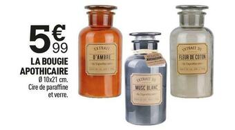 Centrakor La bougie apothicaire offre