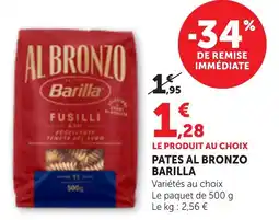 Maximarché Barilla Pates Al Bronzo offre