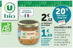 Maximarché U bio LEGUMES offre