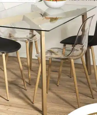 Centrakor La chaise taho transparente offre