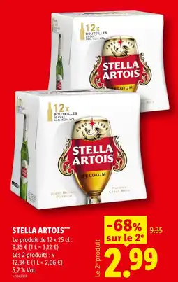 Lidl STELLA ARTOIS offre