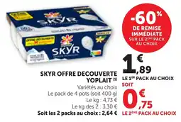 Maximarché Yoplait skyr offre decouverte offre