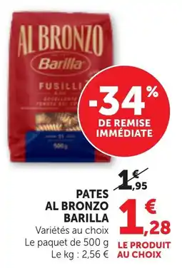 Bi1 Barilla Pates Al Bronzo offre