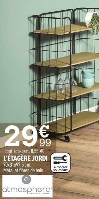 Centrakor L’étagère jordi offre