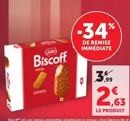 Maximarché Biscoff sticks offre