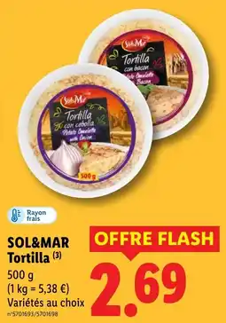 Lidl SOL&MAR Tortilla offre