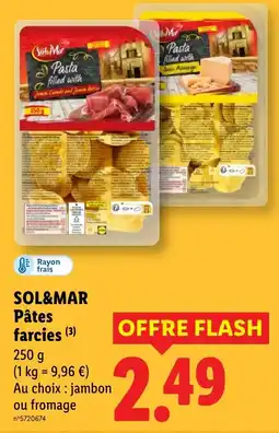 Lidl SOL&MAR Pâtes farcies offre