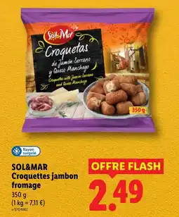 Lidl SOL&MAR Croquettes jambon fromage offre