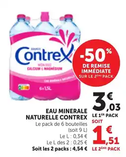 Maximarché Contrex Eau Minérale Naturelle offre