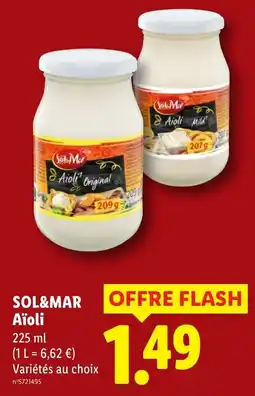 Lidl SOL&MAR Aioli offre