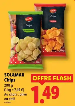 Lidl SOL&MAR Chips offre