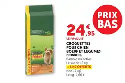Bi1 Friskies Croquettes pour chien boeuf et legumes offre