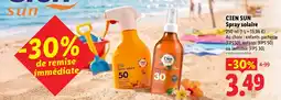 Lidl CIEN SUN Spray solaire offre