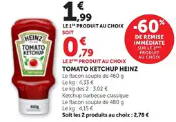 Bi1 HEINZ TOMATO KETCHUP offre