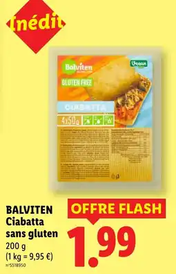 Lidl Balviten Ciabatta offre