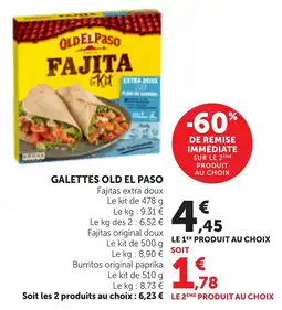 Bi1 OLD EL PASO Fajita offre