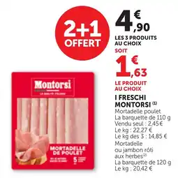 Bi1 Montorsi Mortadelle de poulet offre