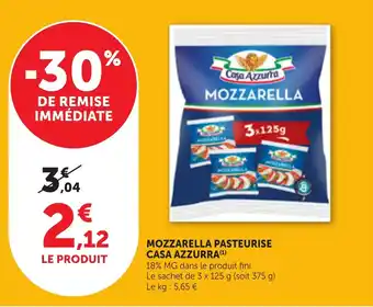 Bi1 Casa Azzurra Mozzarella offre